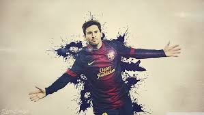 Lionel messi fc barcelona argentina silk poster wallpaper 24 x 13 inches. Hd Wallpaper Leonel Messi With Inked Background Lionel Messi Fc Barcelona Wallpaper Flare