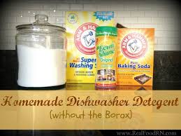 homemade dishwasher detergent without