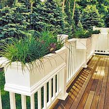 Deck Rail Planters Flower Boxes For