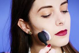 oval makeup brush tutorials for contour