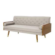 Christopher Knight Home Jalon Tufted Fabric Sofa By Beige