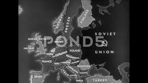 1989 iron curtain map europe 1945