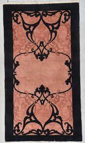 antique art nouveau rug 3 2 x 5 8