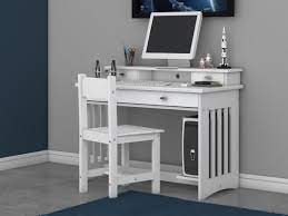 An inexpensive thrift store desk and a little paint, and much more organized! Discovery World Furniture White Desk With Hutch Kfs Stores