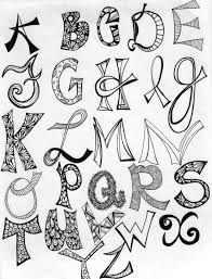 Cool Ways To Draw The Letters Of Alphabet How To Draw Cool