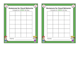 Behaviour Charts For 6 Year Olds Kiddo Shelter Printable