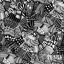 seamless pattern with ethnic elements