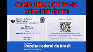 cpf como imprimir 1 e 2 via do cpf