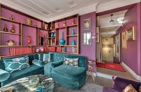 12 pretty in purple living room