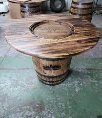 Whiskey Barrel Table Top Only With