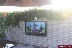Outdoor tvs are classed in three subcategories shade, partial and full sunlight. 63 Outdoor Tv Enclosure Ideas Outdoor Tv Enclosure Tv Enclosure Outdoor Tv