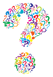 Clipart of colorful Question Mark Ask for Answer free image download