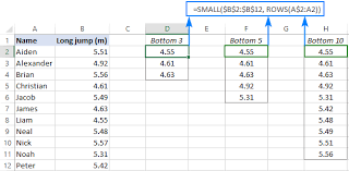 Excel Formula To Find Top 3 5 10