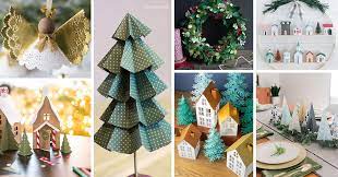 20 diy paper christmas decorations for