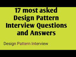 design pattern interview questions