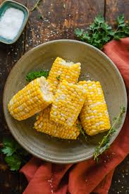 steamed corn on the cob the live in