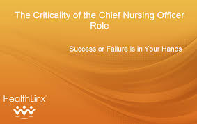 Criticality Of The Chief Nursing Officer