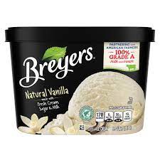 natural vanilla ice cream breyers