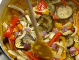 roasted vegetable paella recipe ina