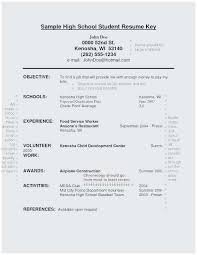 Sample Resume For A Teenager With No Work Experience Popular Sample