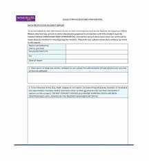 Free Incident Report Templates Hotel Theft Form Workplace Violence