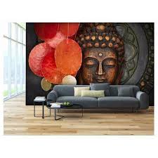 The great collection of buddha wallpapers for desktop for desktop, laptop and mobiles. Pvc Printed 3d Yoga Room Buddha Wallpaper Rs 100 Square Feet Wall Skin Interiors Id 19731934948