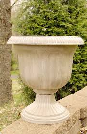 Stone Planter With Spray Paint