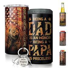 papa bear can cooler funny gifts for