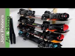 how to build a snowboard rack you
