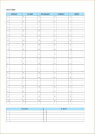 Free Printable Weekly Calendar Template Templates Monthly