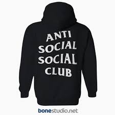 Anti Social Social Club Hoodies Adult Unisex Size S 3x