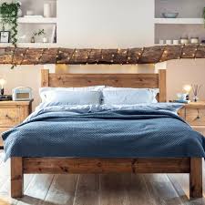 coleridge solid wood bed frame tall