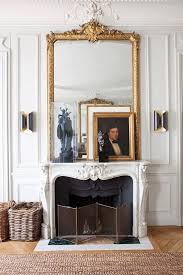 27 Parisian Fireplaces Mantel Decor Ideas