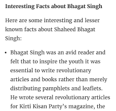 write short essay on bhagat singh in words in 3 0