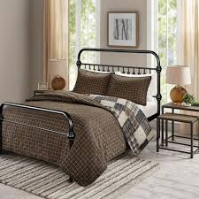 Durable Metal Bed Frame Queen Size