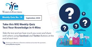 To find out, put your knowledge to the test with our quiz of the week. 00 03 56 Weekly Quiz 19 Wie