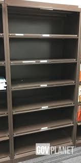 hon 6 shelf metal file storage cabinet