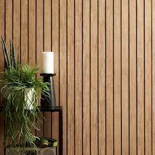 Wooden Slat Natural Wallpaper Wooden