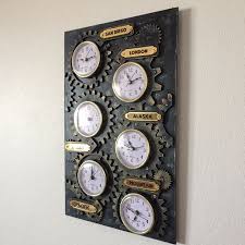 Time Zone Clocks Clock Wall Clock