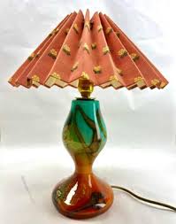 Murano Table Lamp With Colored Blown
