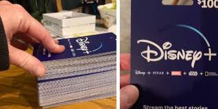 disney because of a gift card error
