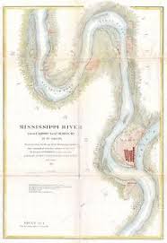 Details About 1865 Coastal Map Nautical Chart Mississippi River Cairo Illinois To St Marys