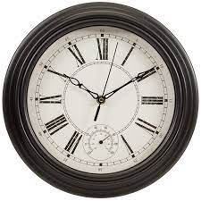 Traditional Lincoln Wall Clock Black