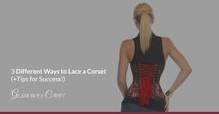 For corsets being worn on top of your clothing, a double bow works well. 3 Different Ways To Lace A Corset Tips For Success Glamorous Corset