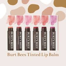 promo burts bees tinted lip balm diskon