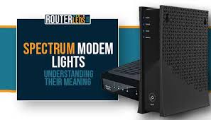 spectrum modem lights understanding
