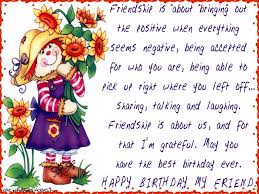 birthday greetings for friend es