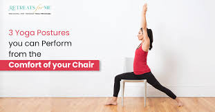 3 chair yoga postures health benefits
