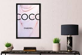 Buy Coco Chanel Pink Fashion Canvas