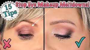 15 tips to stop eye makeup meltdowns